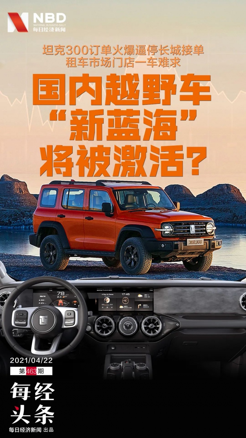 坦克300订单火爆逼停长城接单普拉多半年涨价超10万